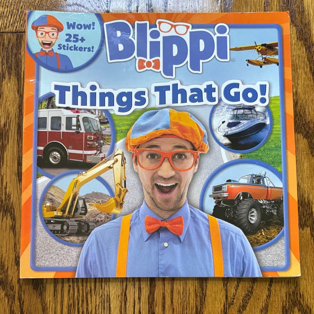 Blippi Plush Doll with Books - Picture 4 of 6